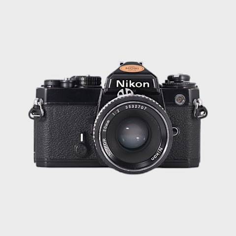 Nikon FE 35mm SLR film camera with 50mm f2 lens