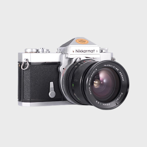 Nikon Nikkormat FT 35mm SLR Film Camera with 28mm f2.5 Lens