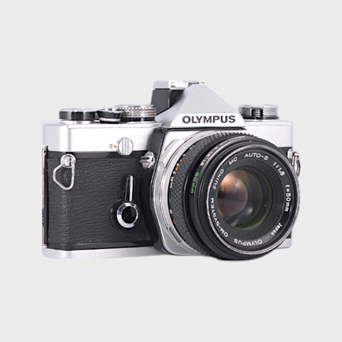 Olympus OM-1 35mm SLR Film Camera with 50mm f1.8 Lens