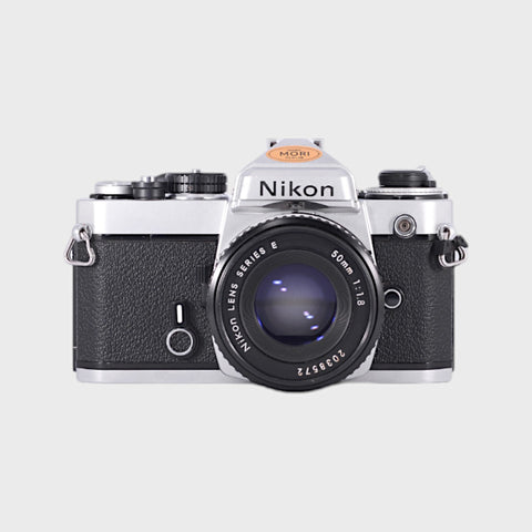 Nikon FE 35mm SLR film camera with 50mm f1.8