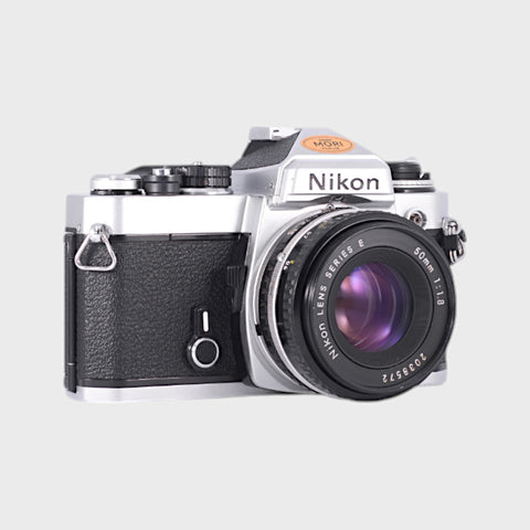 Nikon FE 35mm SLR film camera with 50mm f1.8