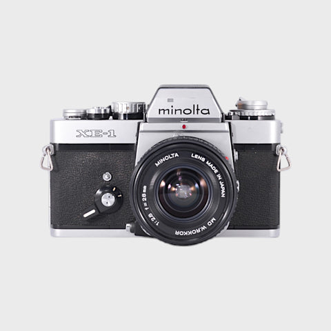 Minolta XE-1 35mm SLR Film Camera with 28mm f2.8 Lens