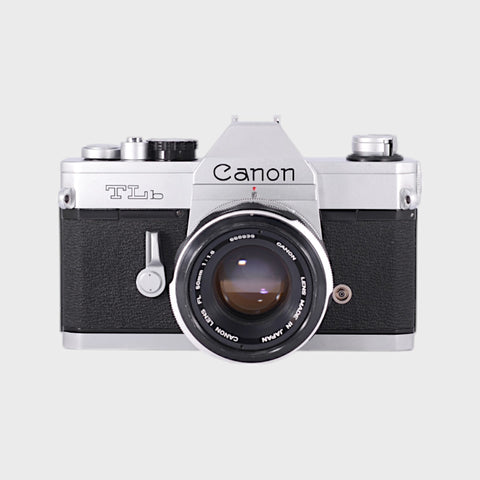 Canon TLB 35mm SLR film camera with 50mm f1.8 lens