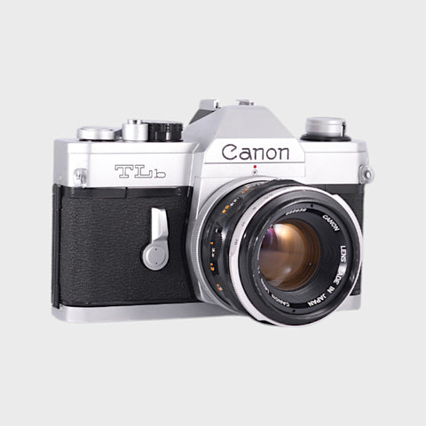 Canon TLB 35mm SLR film camera with 50mm f1.8 lens