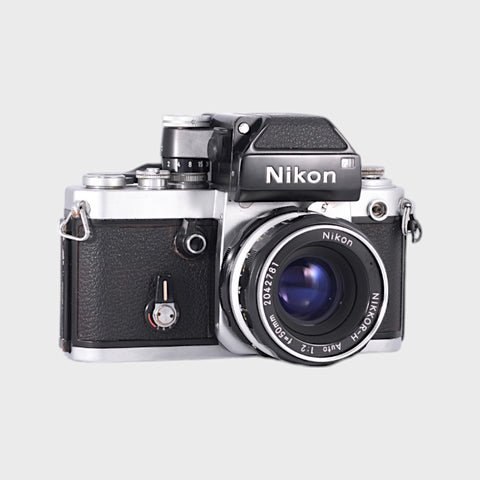 Nikon F2 35mm SLR film camera with 50mm f2 lens