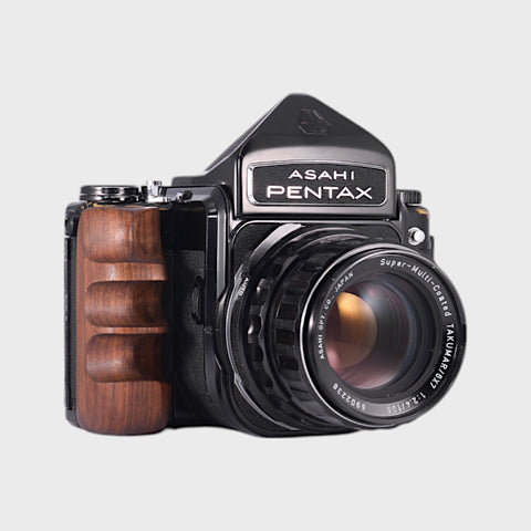 Pentax 6x7 Medium Format film camera with 105mm f2.4 lens