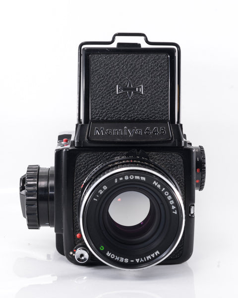 Mamiya 645J Medium Format film camera with 80mm f2.8 lens