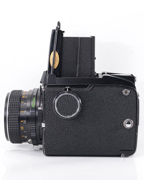 Mamiya 645J Medium Format film camera with 80mm f2.8 lens