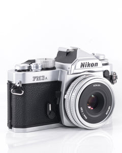 Nikon FM3A 35mm SLR film camera with 45mm f2.8P lens - Mori 