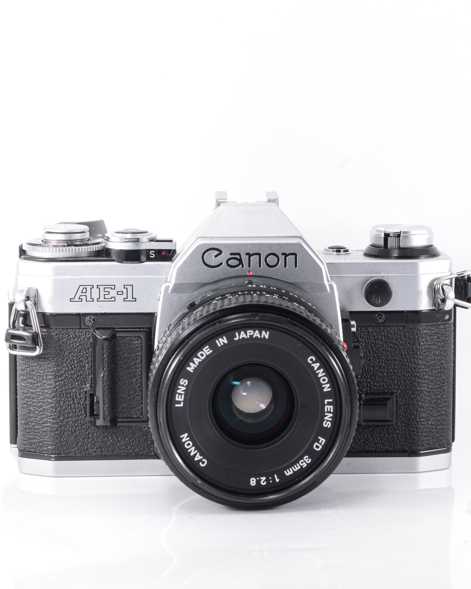 Canon AE-1 35mm SLR film camera with 35mm f2.8 lens