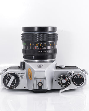 Pentax Spotmatic F 35mm SLR film camera with 35mm f2.8 lens