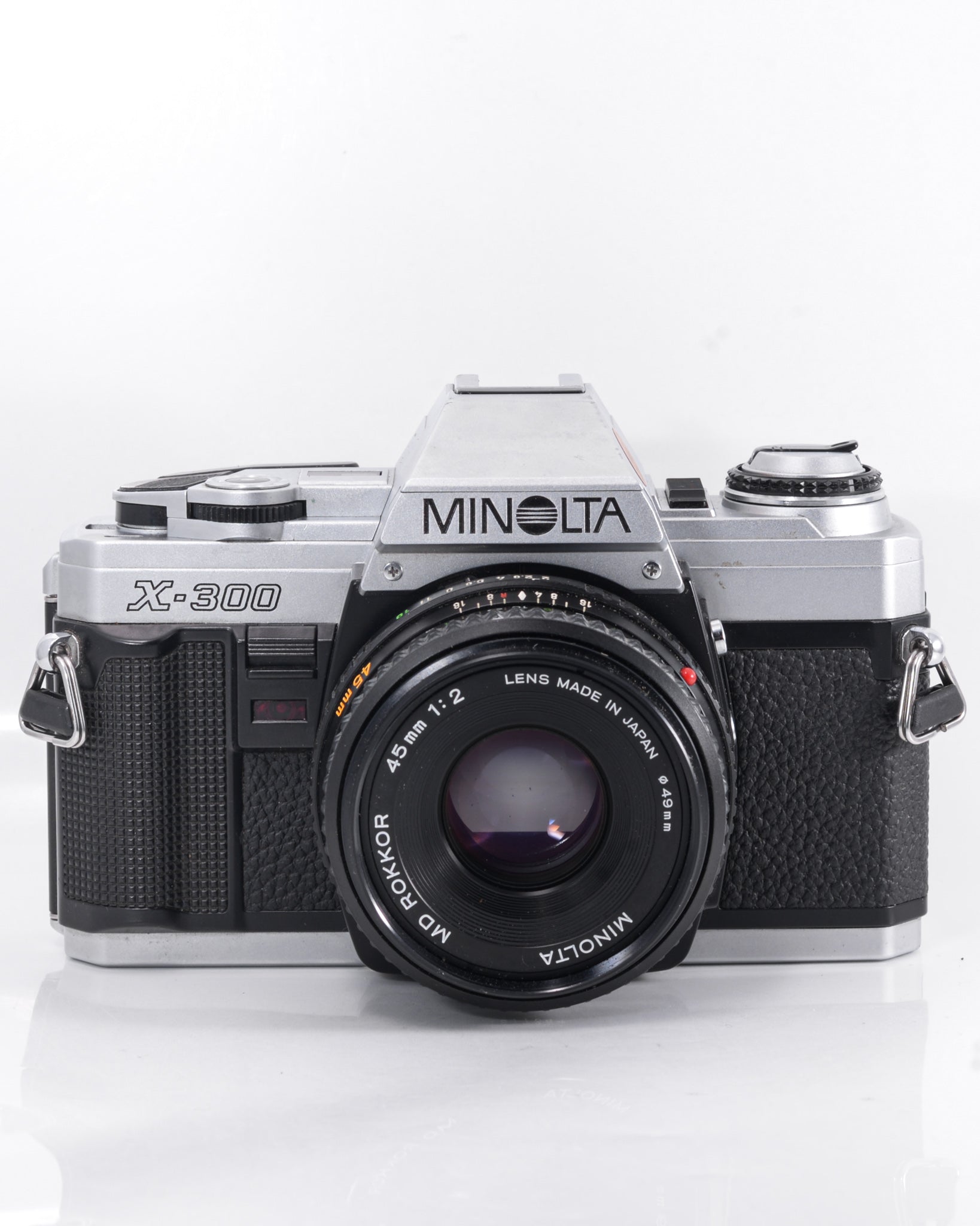 Minolta X-300 35mm SLR Film Camera with 45mm f2 Lens
