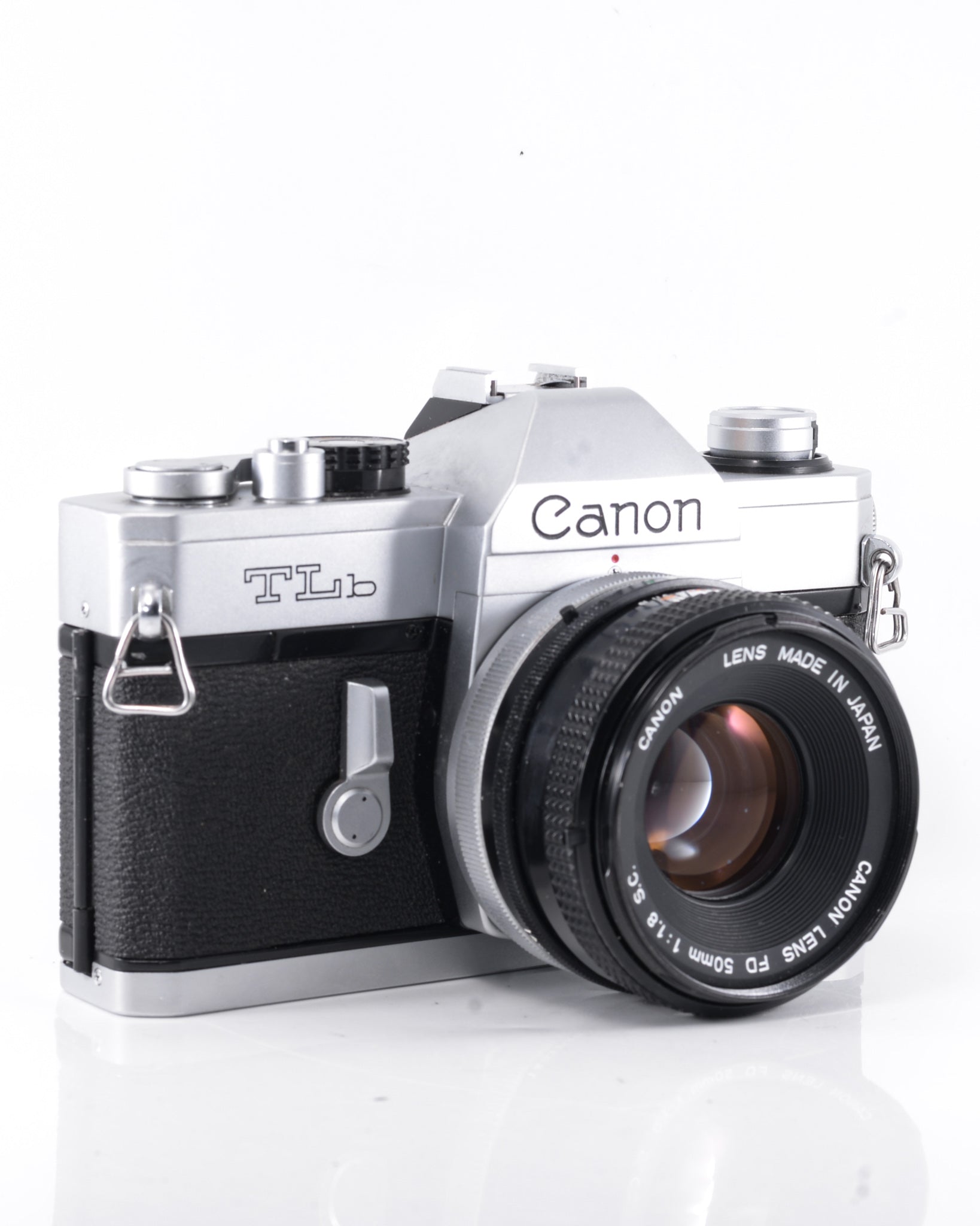 Canon TLB 35mm SLR film camera with 50mm f1.8 lens