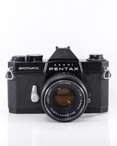 Pentax Spotmatic SP II 35mm SLR film camera with 55mm f1.8 lens