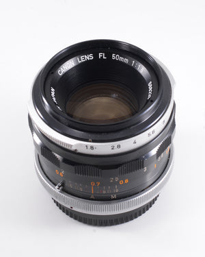 Canon 50mm f1.8 FL lens