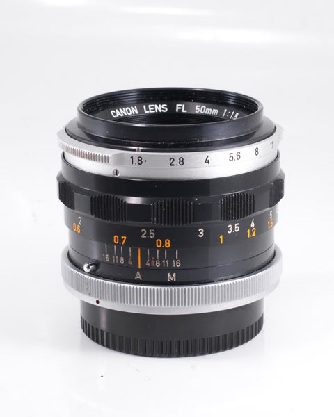 Canon 50mm f1.8 FL lens