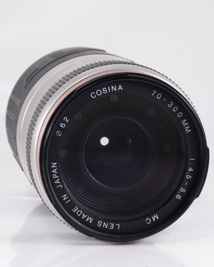 Cosina 70-300mm f4.5-5.6 Minolta A lens