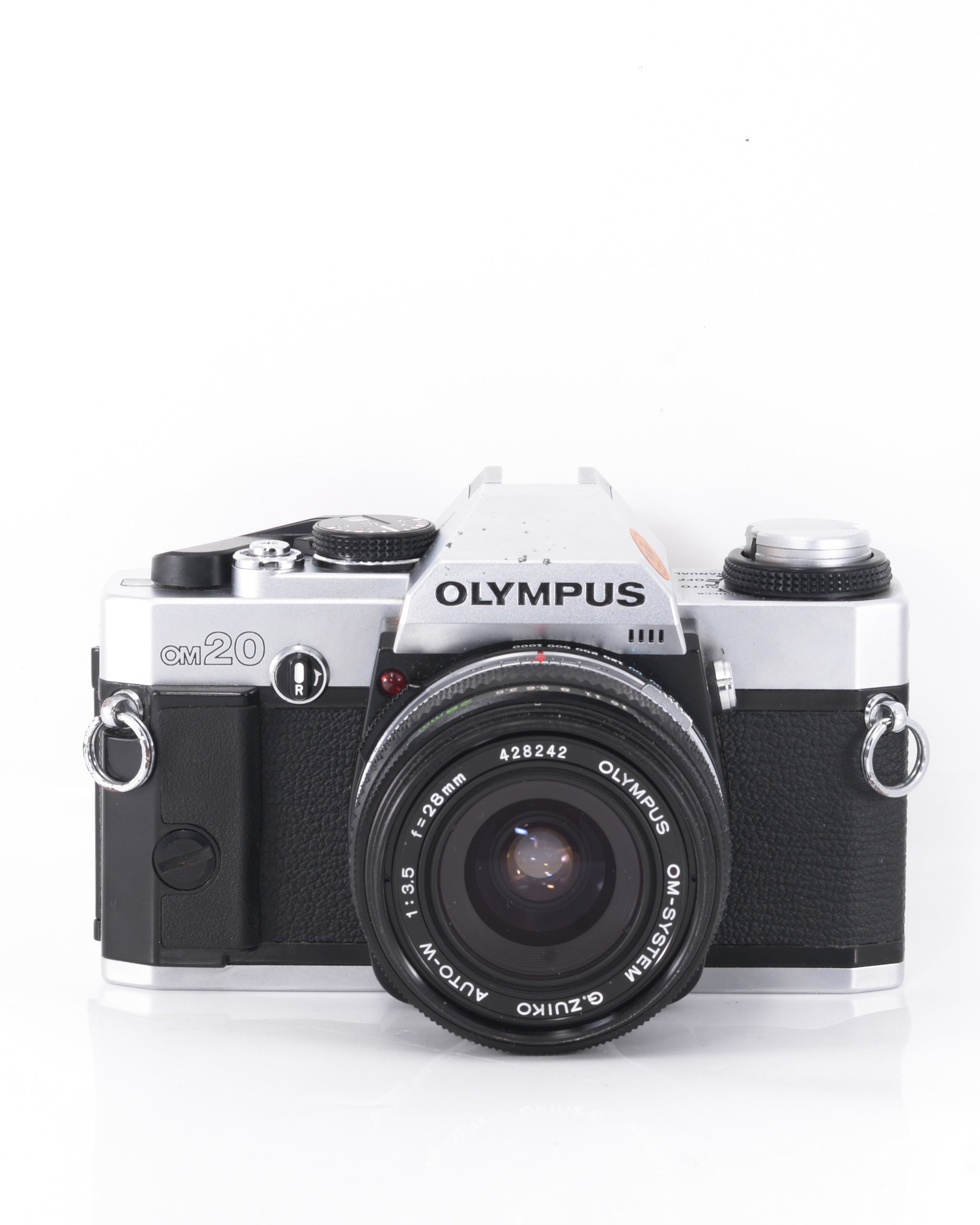 Olympus OM-20 35mm SLR Film Camera with 28mm f3.5 Lens - Mori Film Lab