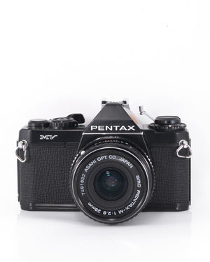 Pentax MV 35mm SLR film camera with 28mm f2.8 lens