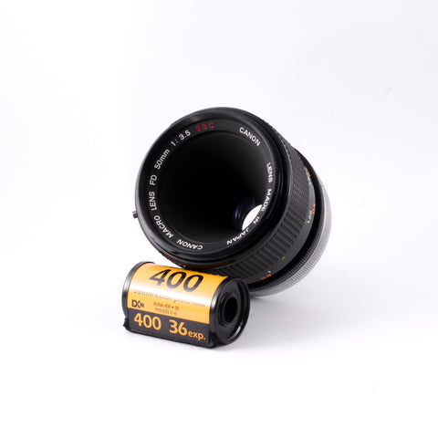 Canon FD 50mm f3.5 Macro SSC Lens