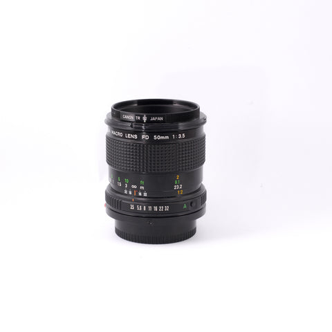 Canon FD 50mm f3.5 Macro Lens