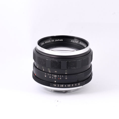 Minolta SR-7 + AUTO ROKKOR-PF 58mm F1.4 Câmera reflex de lente única Minolta SR-7 + AUTO ROKKOR-PF 58mm F1.4 Câmera reflex de lente única