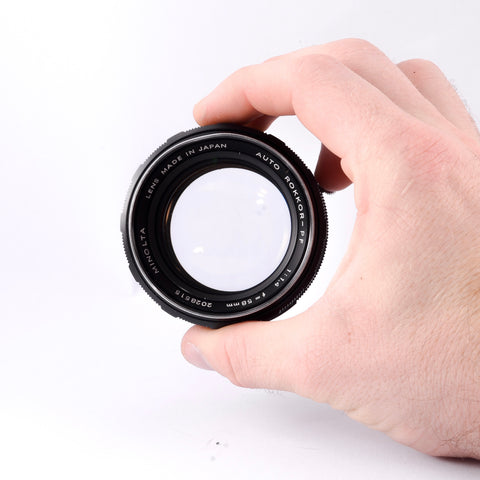Minolta Auto Rokkor-PF 58mm f1.4 Lens