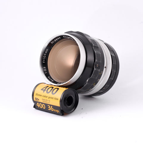 Nikon Nikkor-P Auto 105mm f/2.5 Lens