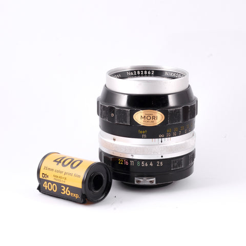 Nikon Nikkor-P Auto 105mm f/2.5 Lens