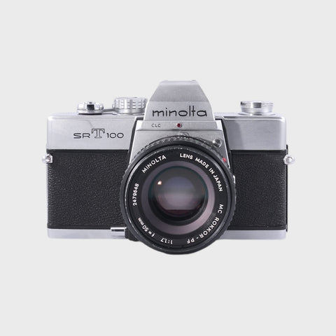 Minolta SRT 100 35mm SLR Film Camera with 50mm f1.7 Lens