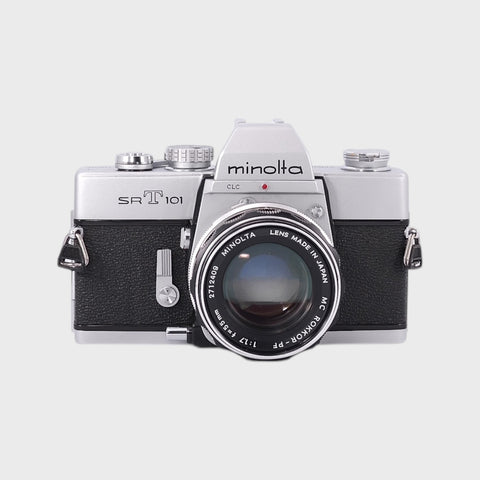 Minolta SRT 101 35mm SLR Film Camera with 55mm f1.7 Lens