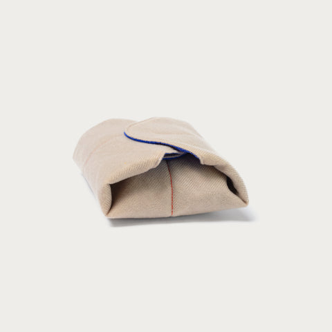 Long Weekend Padded Wrap 40x40cm - Creme