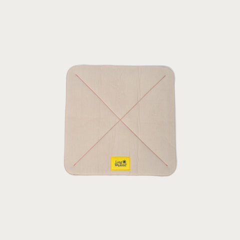 Long Weekend Padded Wrap 40x40cm - Creme