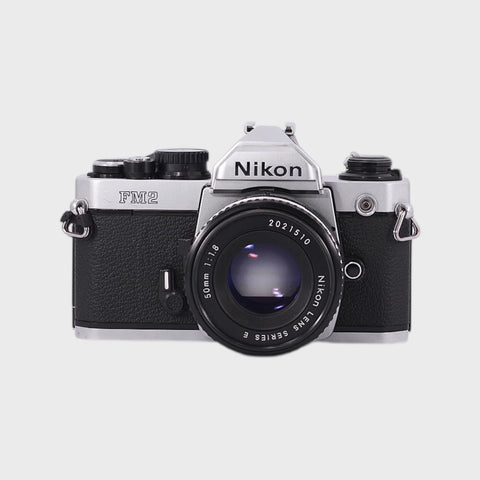 Nikon FM2 35mm SLR film camera with 50mm f1.8