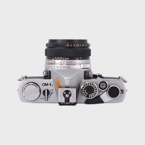 Olympus Om-1 35mm SLR Film Camera with 50mm f1.8 Lens