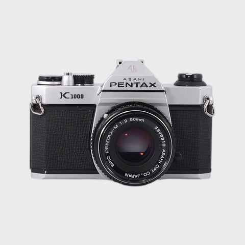 Pentax K1000 35mm SLR film camera with 50mm f2 lens