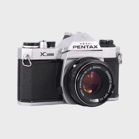 Pentax K1000 35mm SLR film camera with 50mm f2 lens