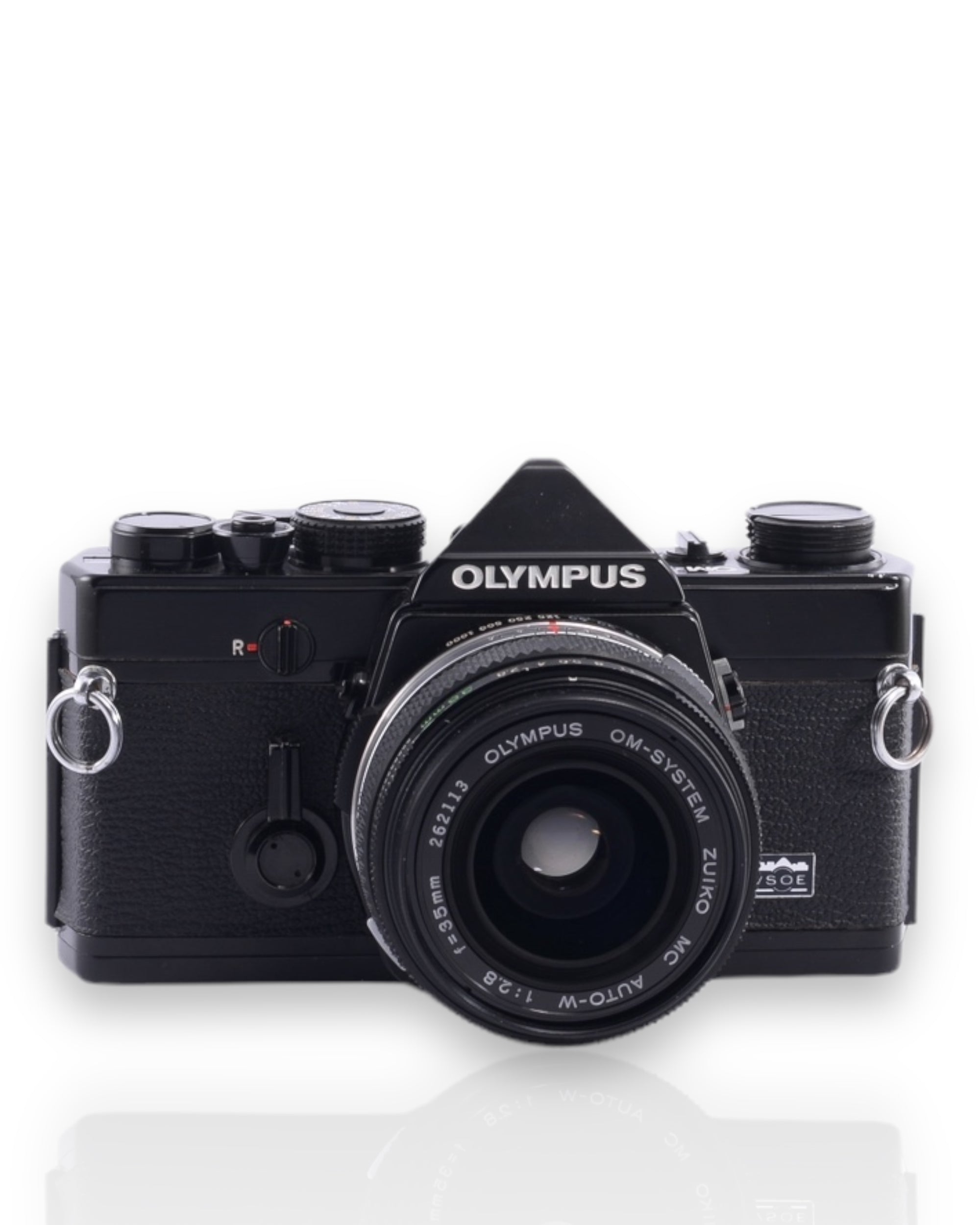 OM-1 35mm SLR Film Camera with 35mm f2.8 lens