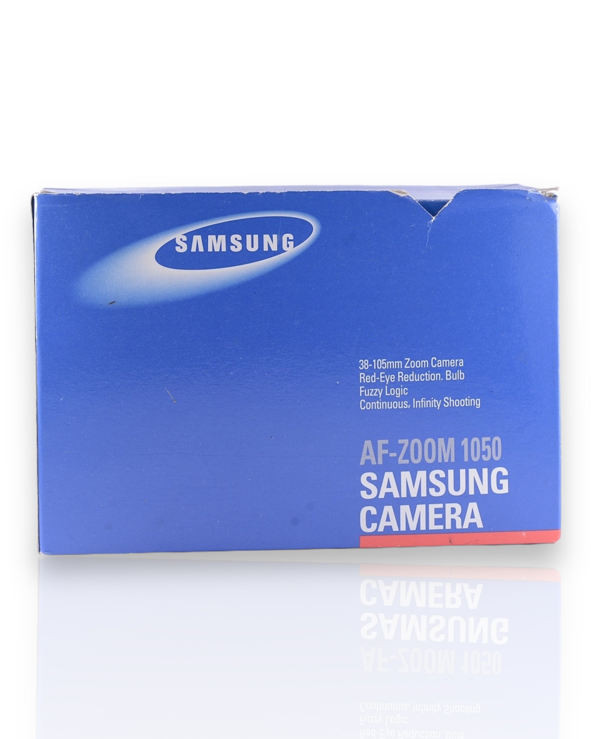 Boxed Samsung AF Zoom 1050 35mm Point & Shoot film camera with 38-105mm macro zoom lens