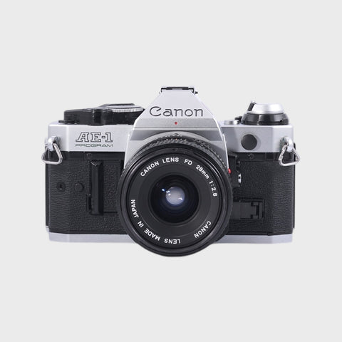 Canon AE-1 Program 35mm SLR film camera with 50mm f1.8 lens