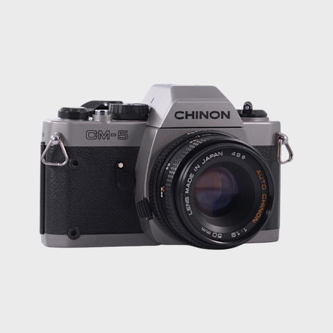 Chinon CM-5 35mm SLR film camera with 50mm f1.9 lens