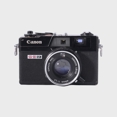 Canon Canonet QL17 G-III 35mm Rangefinder film camera with 40mm f1.7 lens