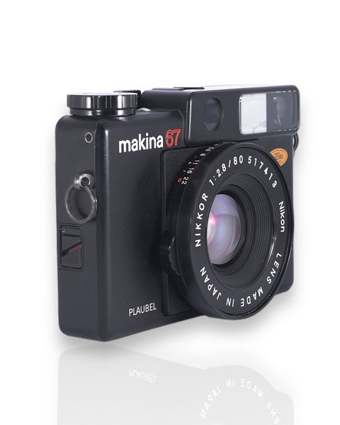 Makina Plaubel 67 Medium Format rangefinder film camera with 80mm f2.8 lens