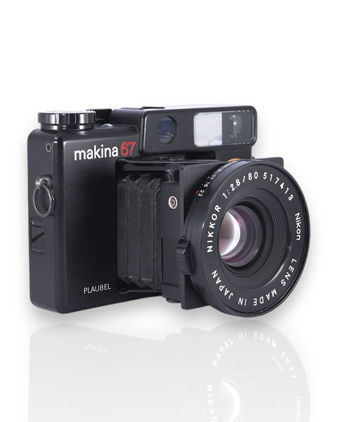 Makina Plaubel 67 Medium Format rangefinder film camera with 80mm f2.8 lens