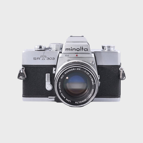 Minolta SRT 101 35mm SLR Film Camera with 50mm f1.7 Lens