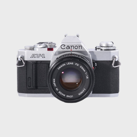 Canon AV-1 35mm SLR Film Camera with 50mm f1.8 Lens