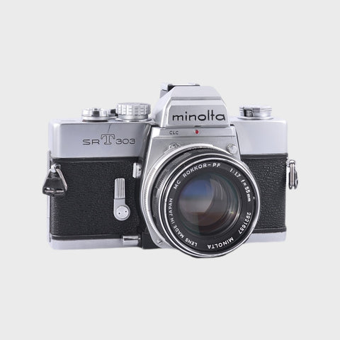 Minolta SRT 101 35mm SLR Film Camera with 50mm f1.7 Lens