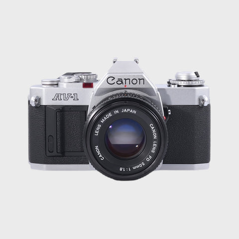 Canon AV-1 35mm SLR Film Camera with 50mm f1.8 Lens