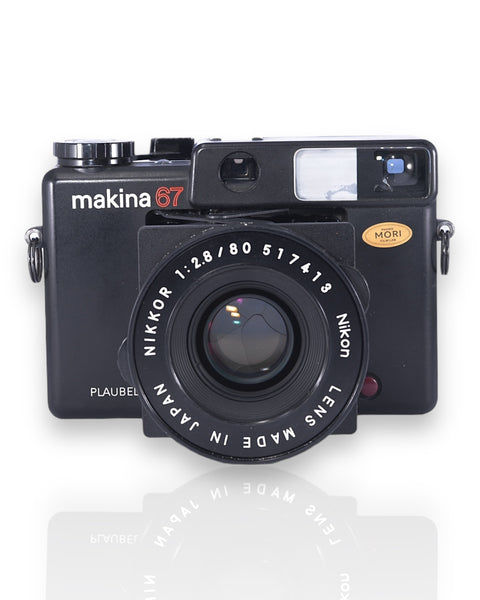 Makina Plaubel 67 Medium Format rangefinder film camera with 80mm f2.8 lens