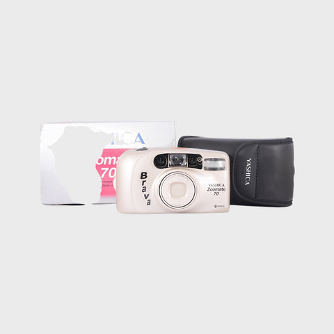 NOS: Yashica Zoomate 70 35mm Point & Shoot Film Camera with 38-70mm Zoom Lens